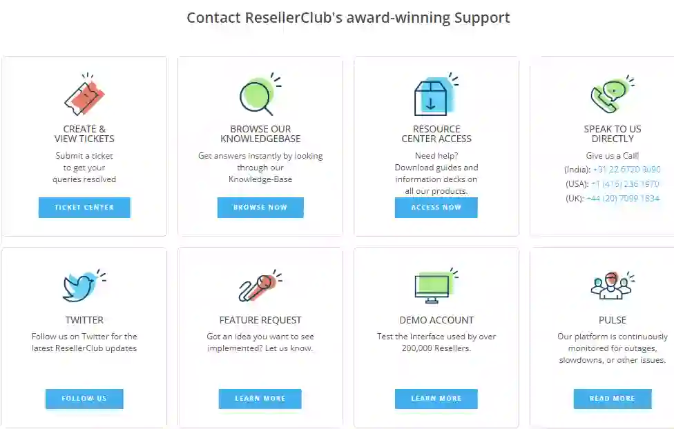 ResllerClub customer support
